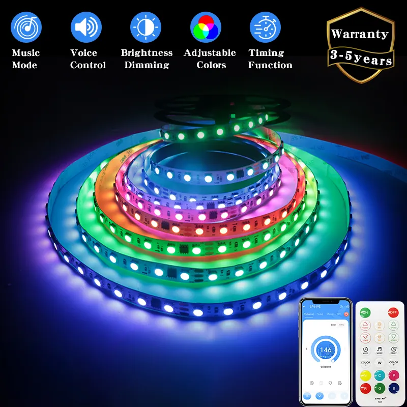 Светодиодная лента SPI 5050 RGB LED Strip