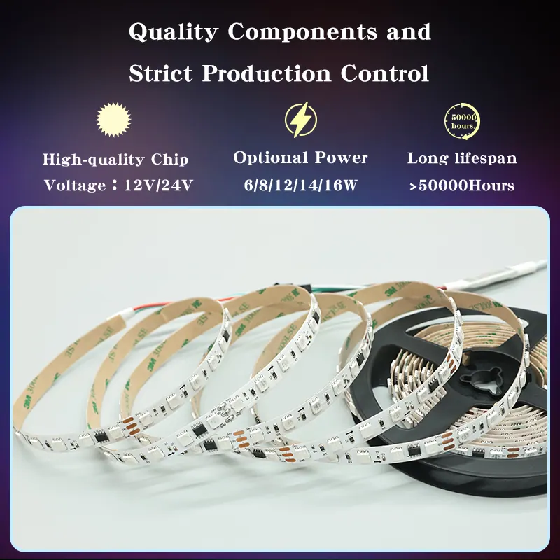Светодиодная лента TLV-FS5050Q60W10DRGB