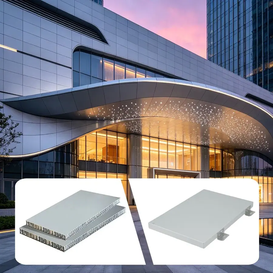 Сэндвич-панель PVDF-Coated Aluminum Honeycomb Panels