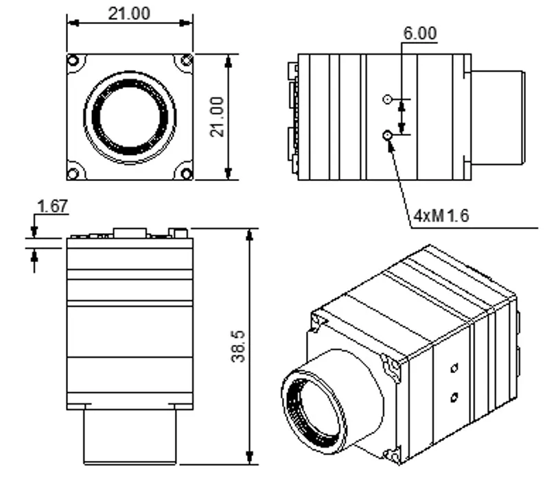 Камера видеонаблюдения GZTH610X
